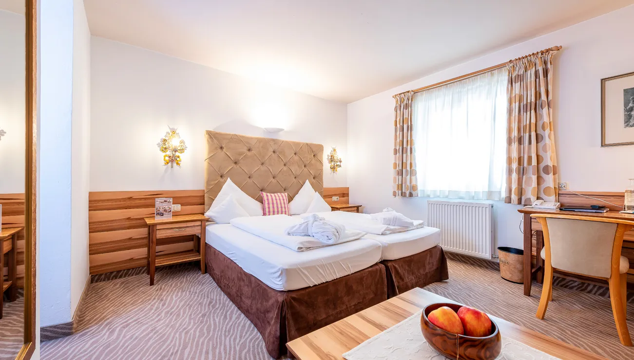 gemütliches Doppelzimmer im 4 Sterne Superior Hotel das Neuhaus