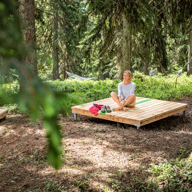 Waldbaden in Saalbach Hinterglemm