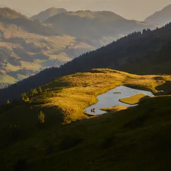 Sonnenaufgang in Saalbach