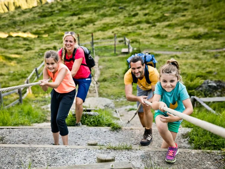 Unterwegs auf den Erlebnisbergen in Saalbach