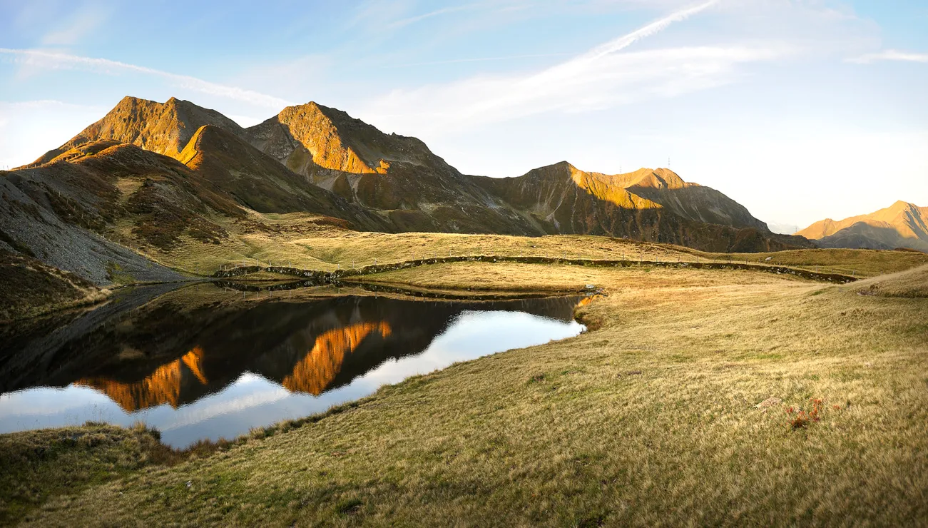 Kleiner Bergsee in Saalbach