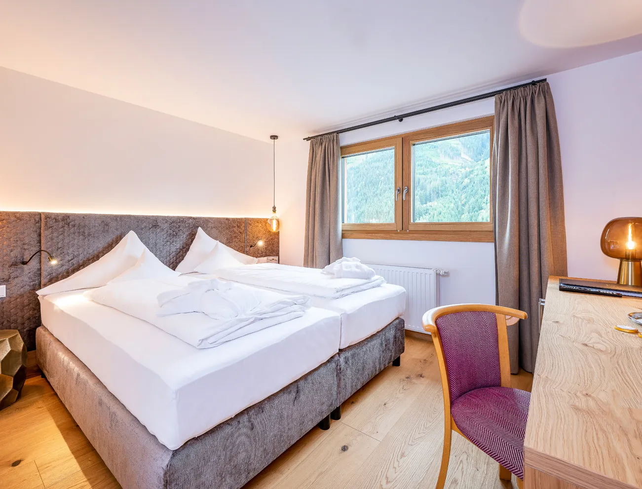 Doppelzimmer Bergblick im Hotel das Neuhaus
