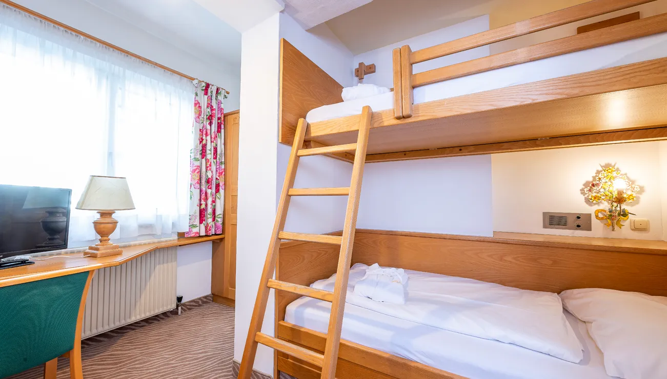 Kinderzimmer im Familienappartement Superior im Hotel das Neuhaus