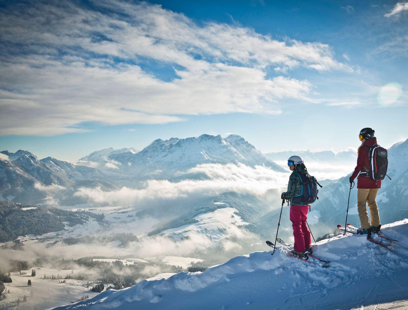 Hotel direkt an der Piste in Saalbach Hinterglemm