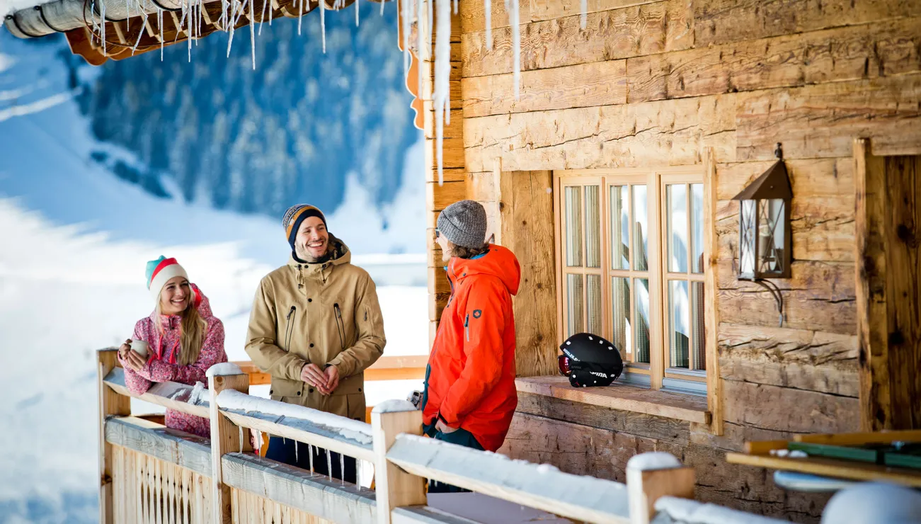 Winterurlaub mit Freunden
