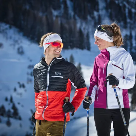 Abseits der Pisten beim Winterwandern