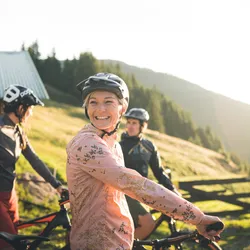 Fun beim Biken in Saalbach