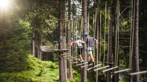 Hochseilgarten in Saalbach Hinterglemm