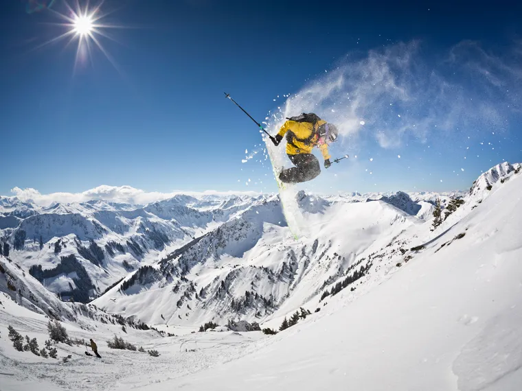 Skifahren im Urlaub in Saalbach