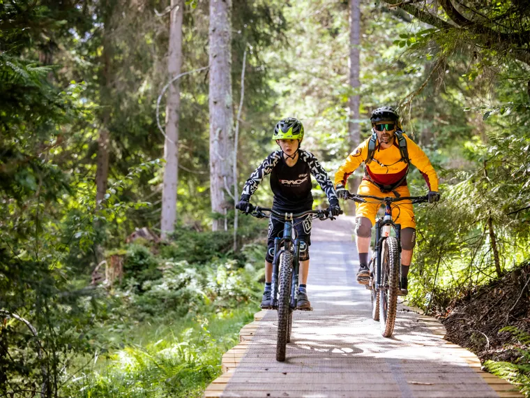 Pefekt angelegte Trails für Jung und Alt