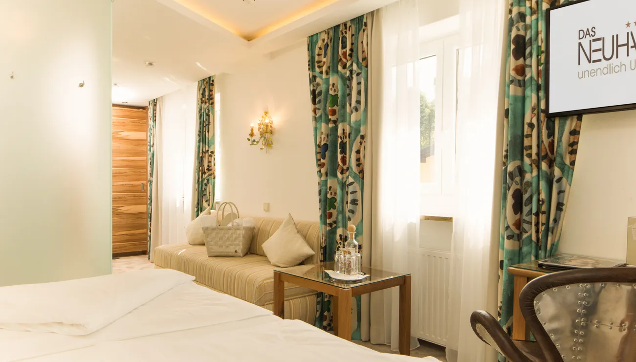 gemütliches Zimmer im Hotel das Neuhaus 