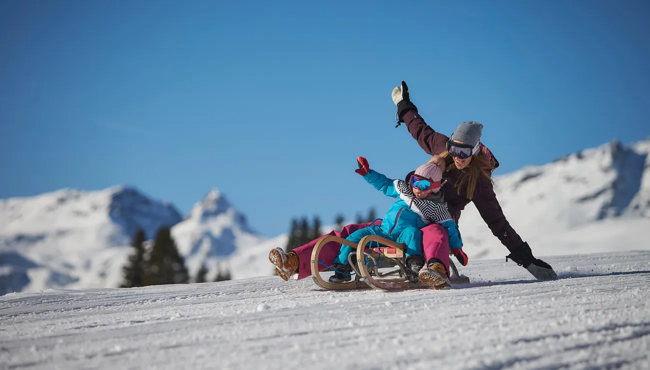 Rodeln in Saalbach