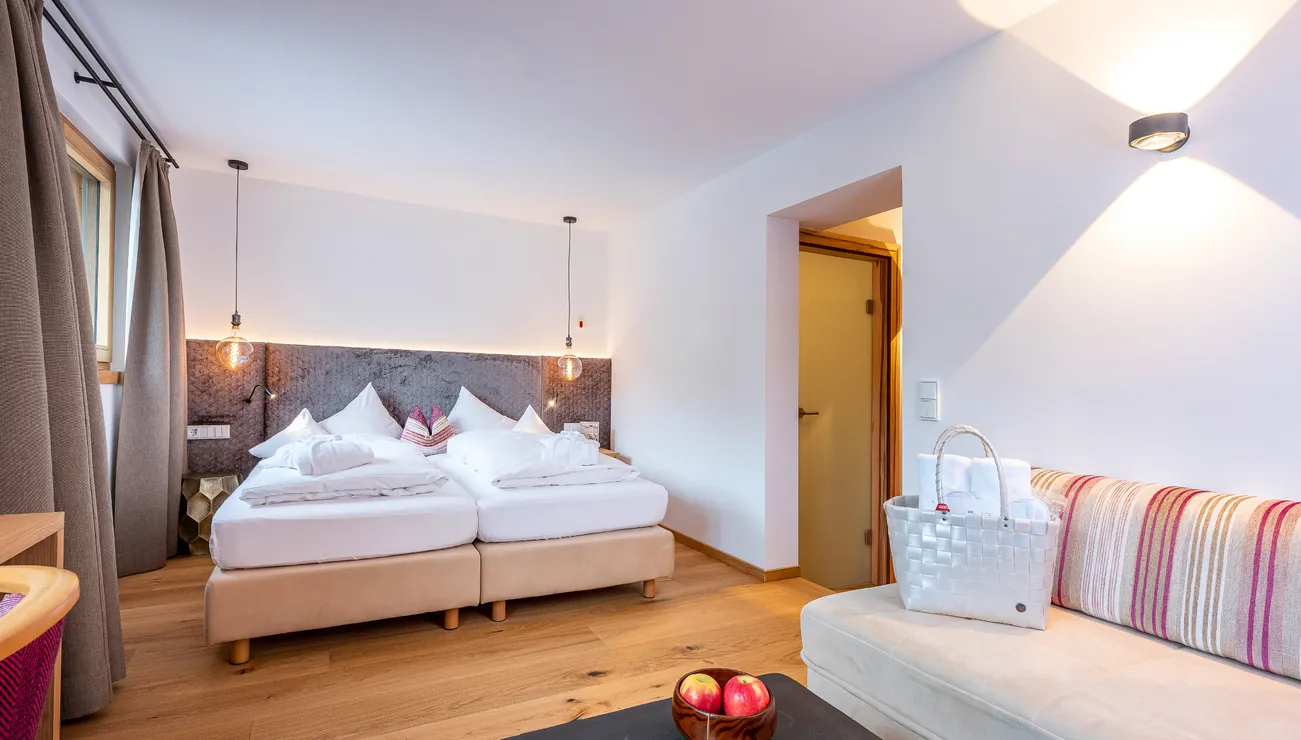 Juniorsuite Bergblick Family im Hotel das Neuhaus
