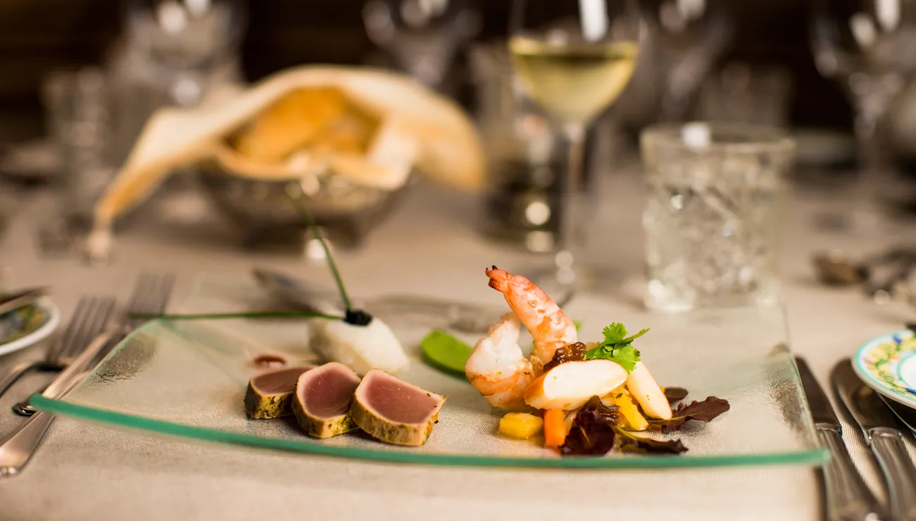 Vorspeise im Restaurant im Hotel das Neuhaus 