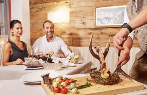 À-la-carte Restaurant im DAS NEUHAUS in Saalbach Hinterglemm