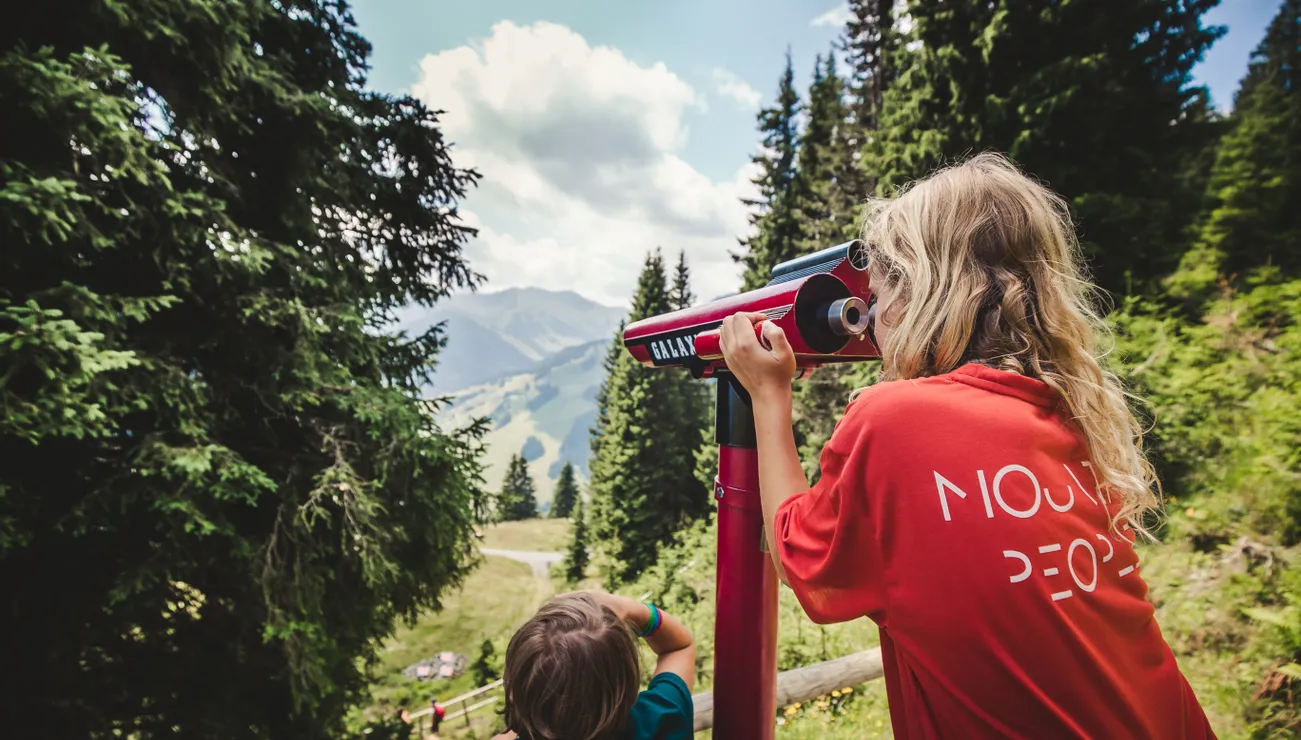 Ausblick ins Tal in Saalbach