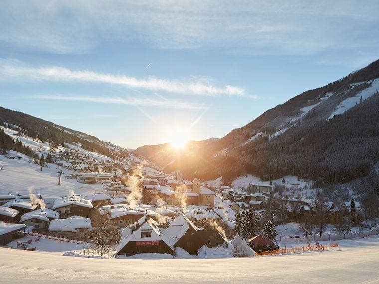 Blick auf Saalbach Hinterglemm