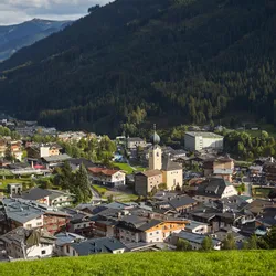 Blick auf Saalbach Hinterglemm