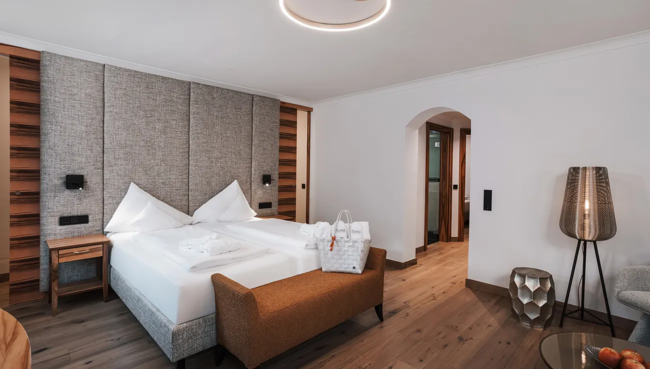 großzügige Suite Deluxe Family im Hotel das Neuhaus